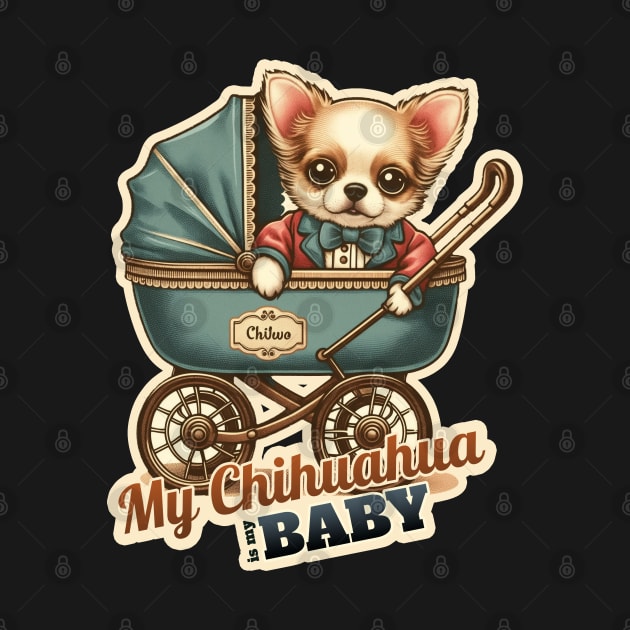 My Chihuahua is my Baby by k9-tee