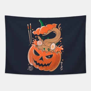 Pumpkin Noodles Tapestry