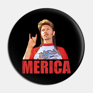 Merica Funny Perfect Gift For Fans Pin