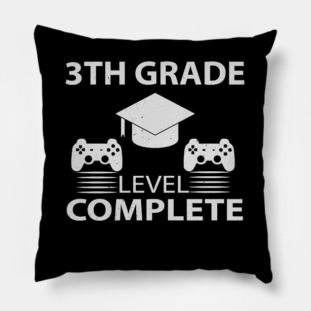 3TH Grade Level Complete Pillow by Hunter_c4 "Click here to uncover more designs"