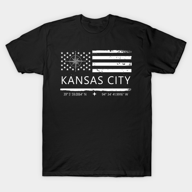 Us Flag Kansas City, Kansas City City Love - Kansas City - T-Shirt