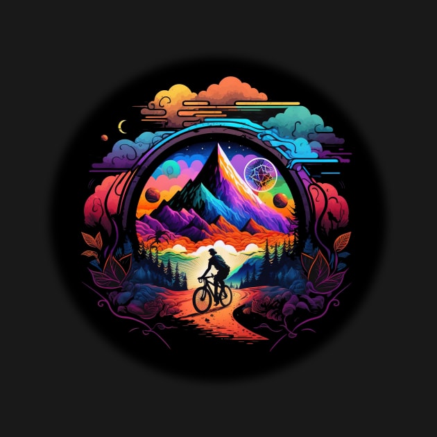 Bicycle Day 1943 | Colorful Psychedelic Art by Trippinink