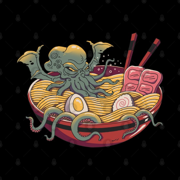 Ramen Cthulhu by Vincent Trinidad Art