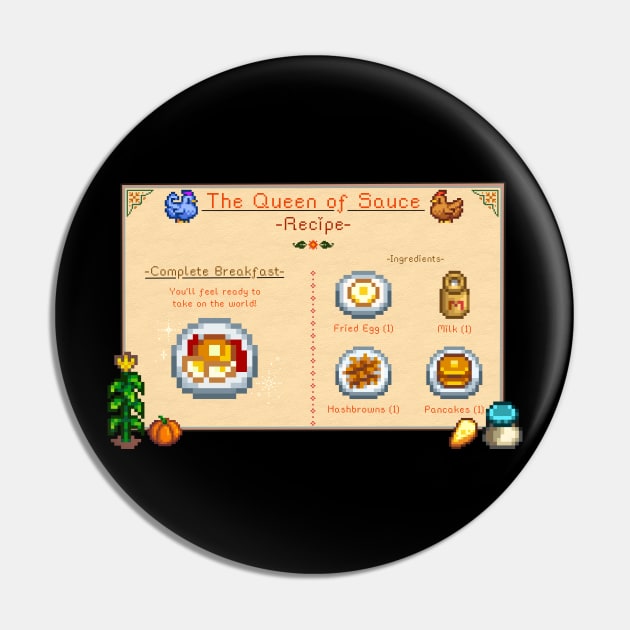 Stardew Valley Breakfast Recipe Pin by Maxx Slow