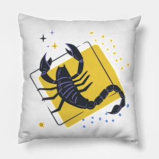 zodiaque scorpion Pillow