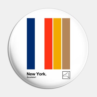 New York // Original Minimalist Artwork Design Pin