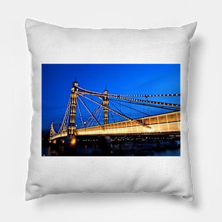 Albert Bridge River Thames London Pillow