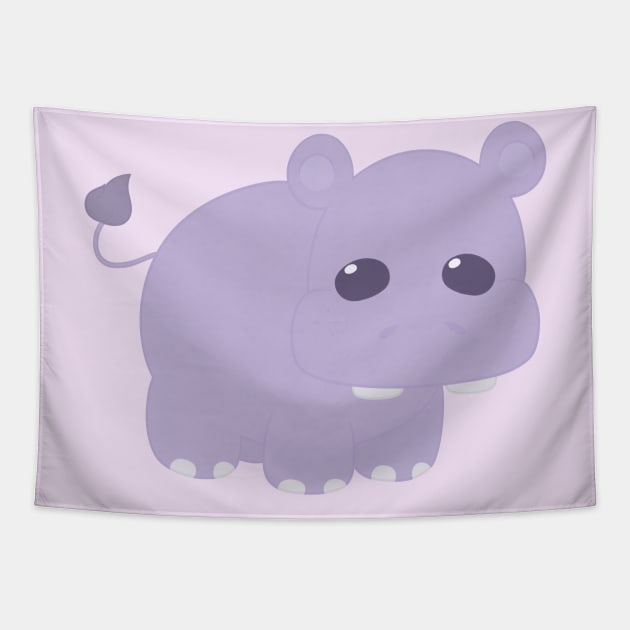 Hippopotamus Tapestry by NovaSammy