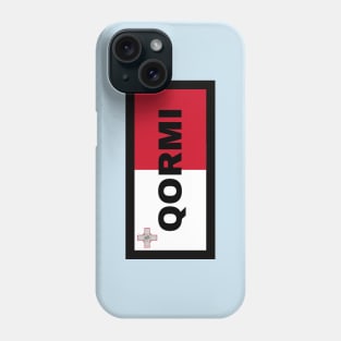 Qormi City in Malta Flag Phone Case