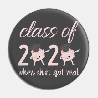 Class Of 2020 Graduation Senior Funny Quarantine Gift,SENIORS CLASS OF 2020 QUARANTINED EDITION Pin