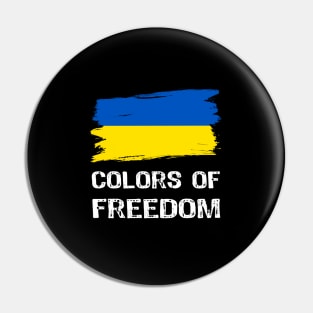 Colors of Freedom - Ukrainian Patriotic Pin