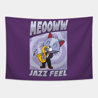 feel jazz cat #2 Tapestry