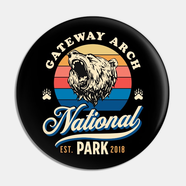 Gateway Arch National Park Pin by Alien Bee Outdoors