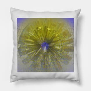 Spherically Honeycomb Asteroid for the War Abroad Pillow