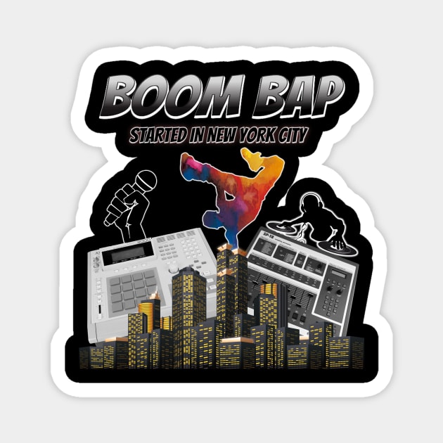 BOOM BAP Magnet by CATEGORY 5 DESIGNS