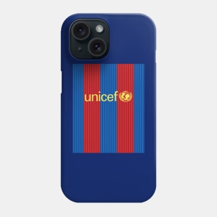 Vintage football Unicef Barcelona Phone Case