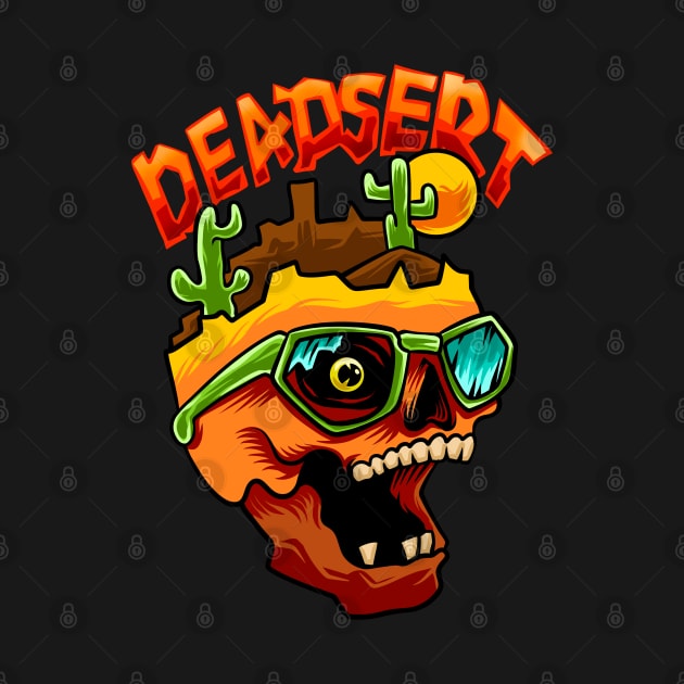 Desert skull by Sandieteecash