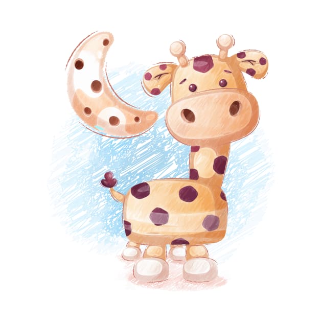 Cute Giraffe by Krisgrad