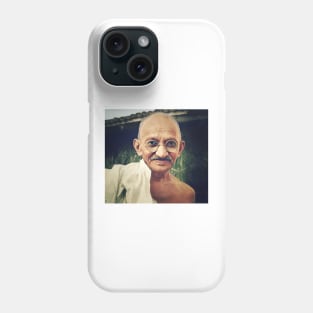 Mahatma Gandhi In colour Phone Case