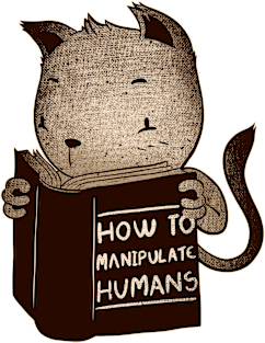 Cat Book How To Manipulate Humans Magnet