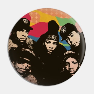 Vintage Poster - NWA Style Pin