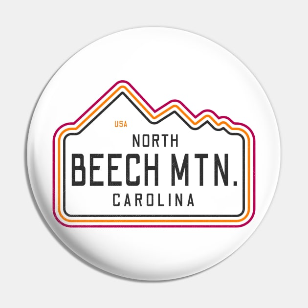 Visiting NC Mountain Cities Beech Mountain, NC Neon Range Pin by Contentarama