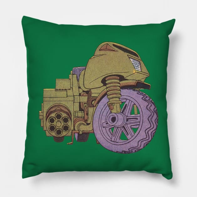 RAM Motorcycle Pillow by Scottish Arms Dealer