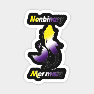 Nonbinary Mermaid Gay Pride Parade Non-Binary Mermaid Magnet