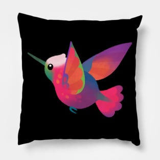 Snow capped Hummingbird Pillow