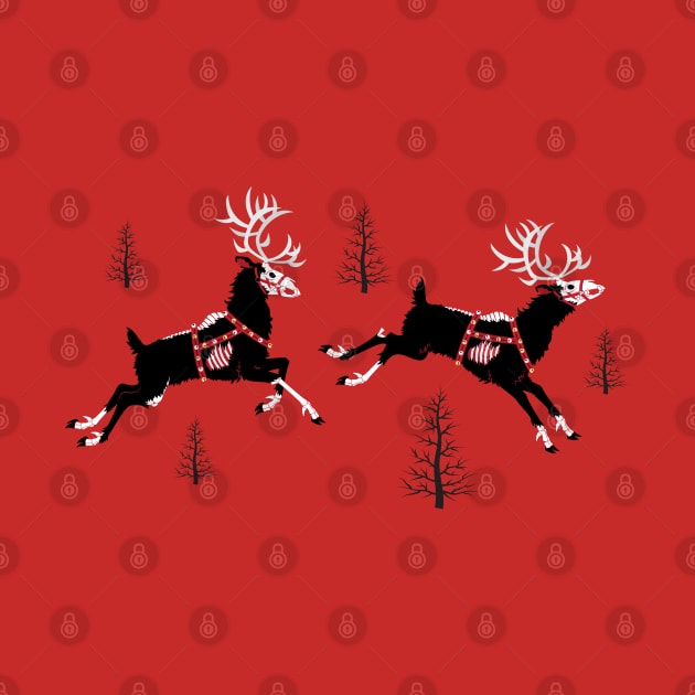 Undead Reindeers by JenniferSmith