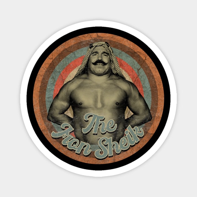 The Iron Sheik // WWE Hall of Fame - 1972 Magnet by penCITRAan