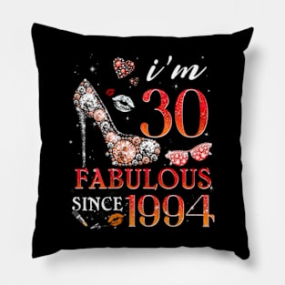 Womens Chapter 30 Fabulous Since 1994 30Th Birthday Pillow