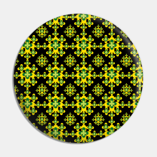 Yellow and green floral seamless pattern Pin