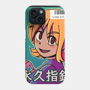 vaporwave anime aesthetic girl nami Phone Case