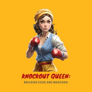 Knockout Queen Female Boxing Fighter T-Shirt