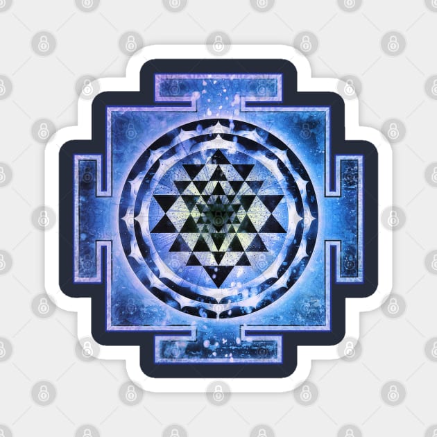 Psycho Yantra Magnet by MCAshe spiritual art 