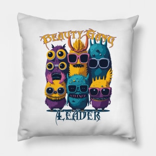 Colorful Creatures and the Beauty Leader Pillow