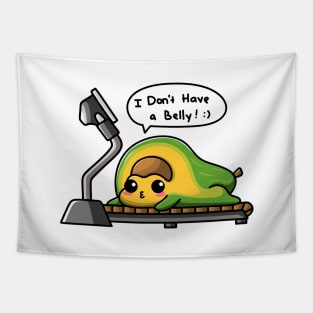 Avocado on a Treadmill Tapestry