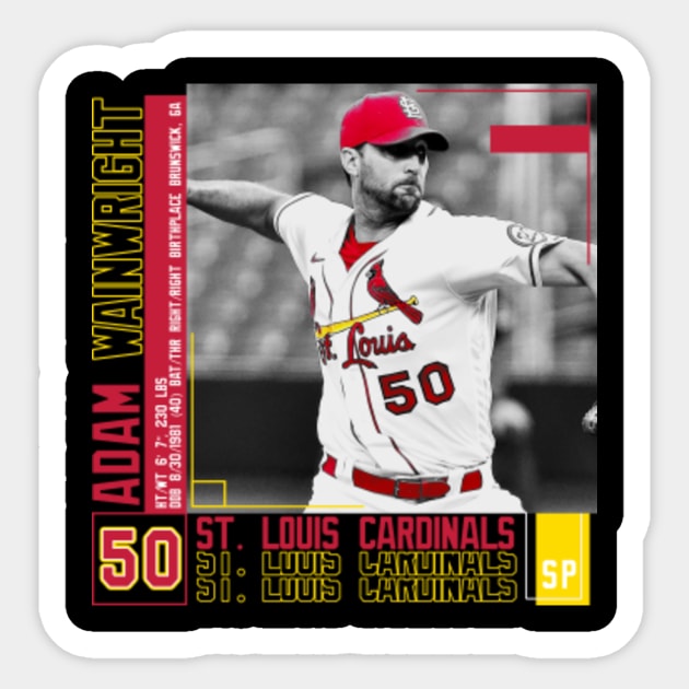 Adam Wainwright Stickers for Sale