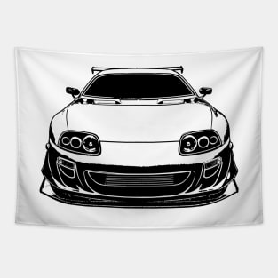 GR Supra MK4 Sketch Art Tapestry