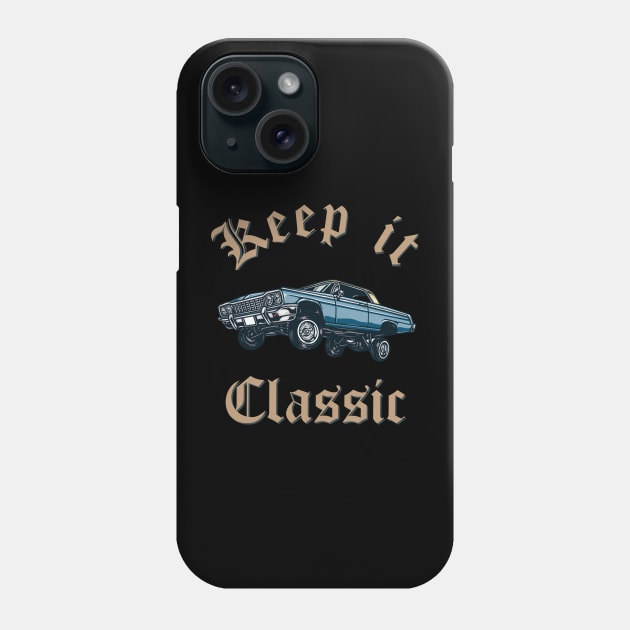 Keep it classic Phone Case by Spearhead Ink