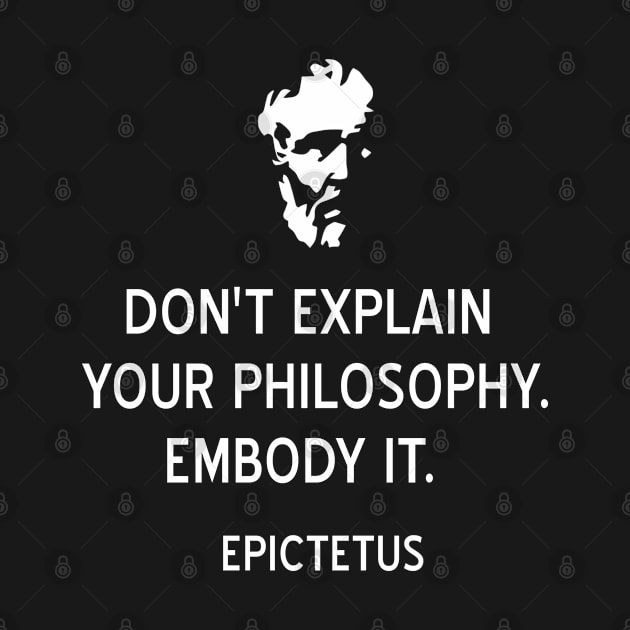 Stoicism Quote by Epictetus to Embody Your Philosophy by jutulen