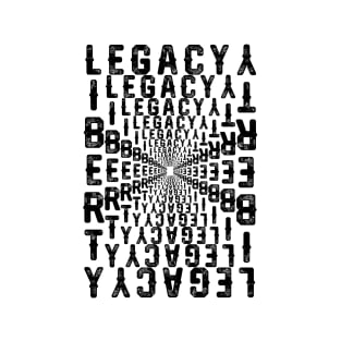 3D Text, Legacy and Liberty T-Shirt