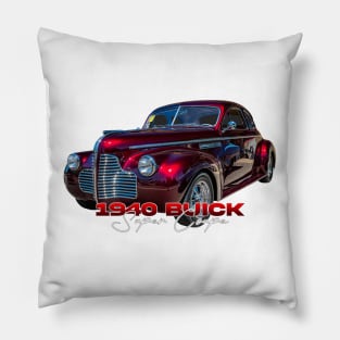 1940 Buick Super Coupe Pillow