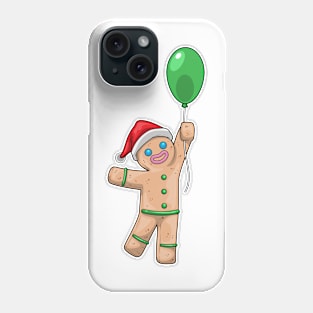 Gingerbread man Christmas Balloon Phone Case