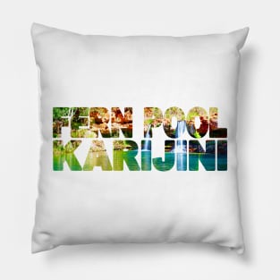 FERN POOL Karijini - Western Australia Waterfall Pillow