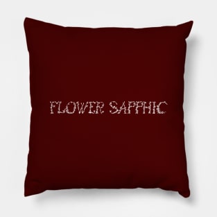 Flower Sapphic Pillow