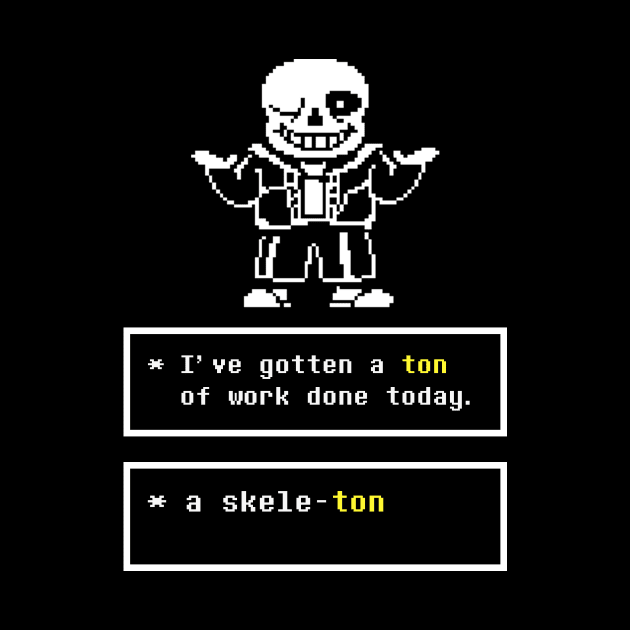 Undertale - Sans Puns by vodkaowl