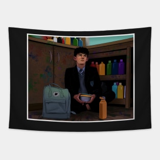 Heartstopper Charlie Spring - art room Tapestry