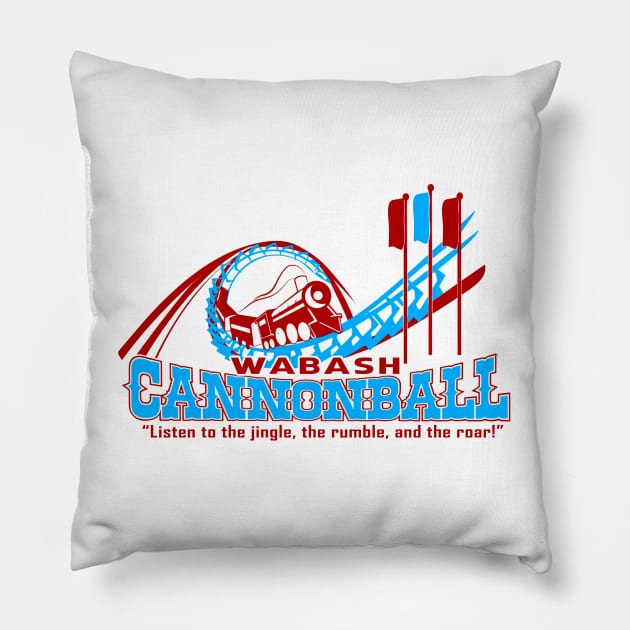 Wabash Cannonball Pillow by Loweryo Judew